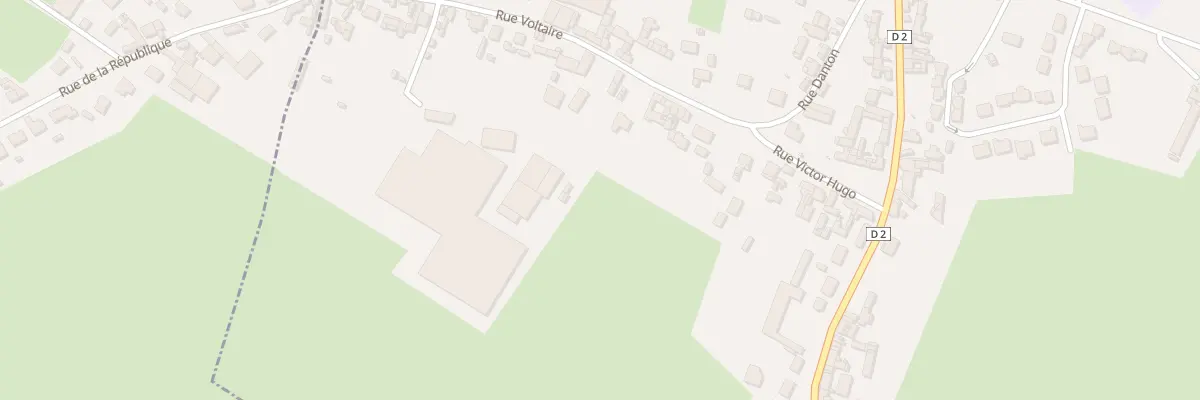 Plan du 11 Rue Voltaire à Woincourt