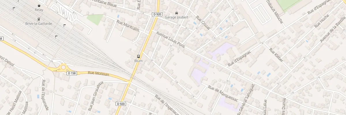Plan du 27 Rue Leopold Lachaud à Brive-la-Gaillarde