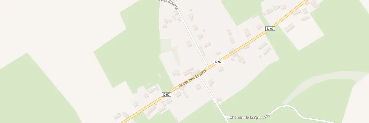 Plan du 43 Rte des Essarts à Callengeville