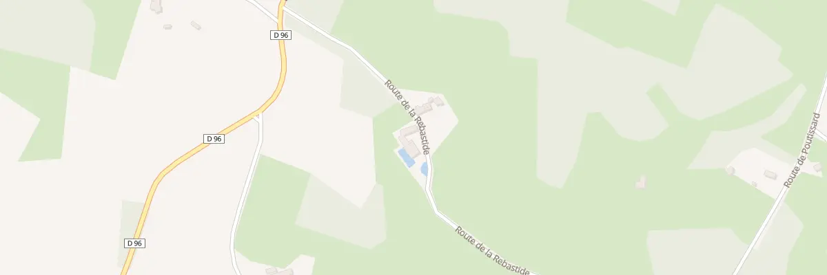 Plan du 480 Rte de la Rebastide à Saint-Sozy