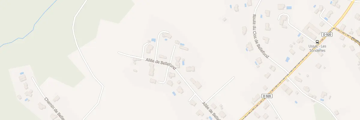 Plan du 10 Le Clos Bellefond à Ussac