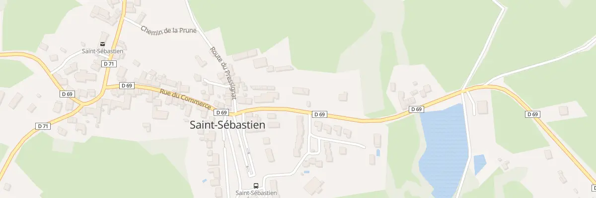Plan du 5 Av de La Gare à Saint-Sébastien