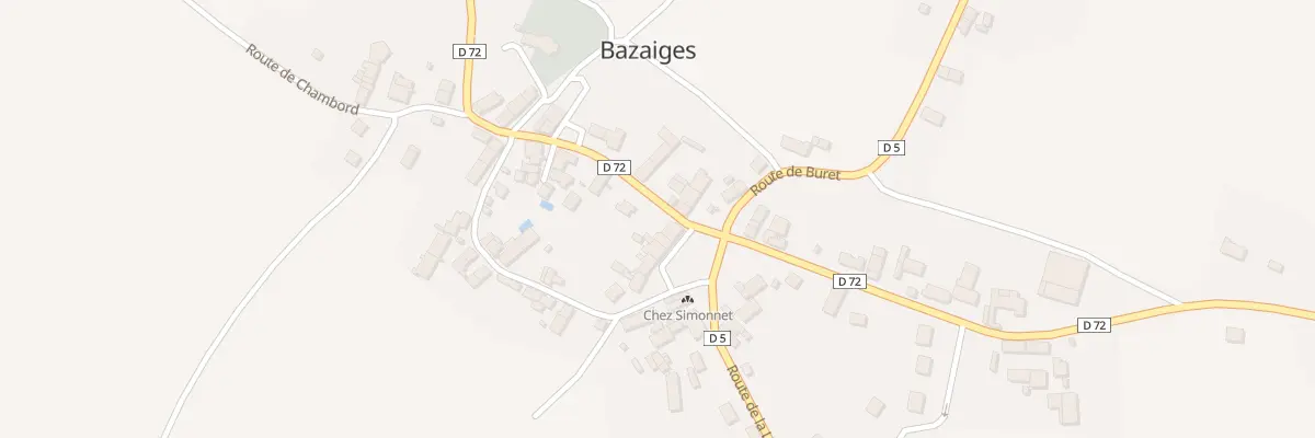 Plan du 6 Pl du Souvenir à Bazaiges