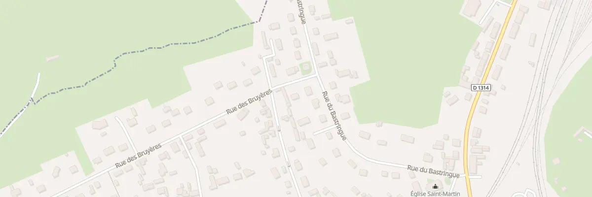 Plan du 55 Rue des Bruyères à Serqueux