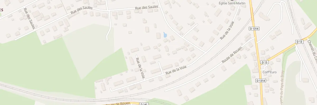 Plan du 328 Rue de la Voie à Serqueux