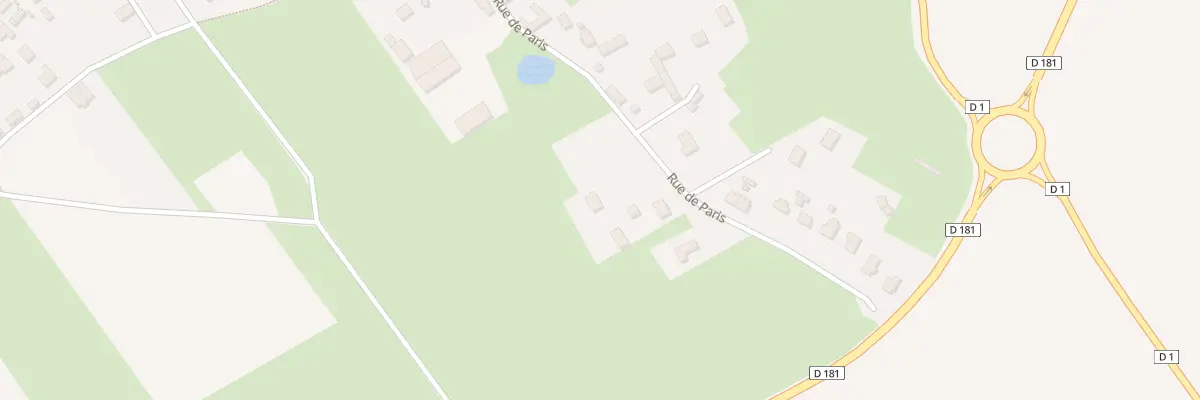 Plan du 5000 Rue de Paris à Tilly