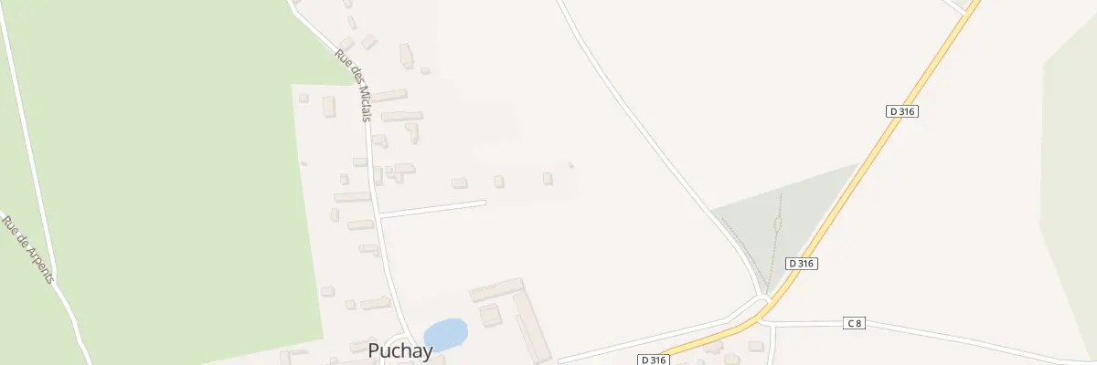 Plan du 6 Rue des Miclais à Puchay