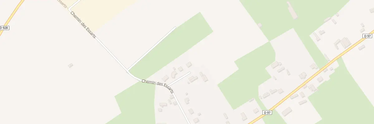 Plan du 14 Che des Essarts à Callengeville