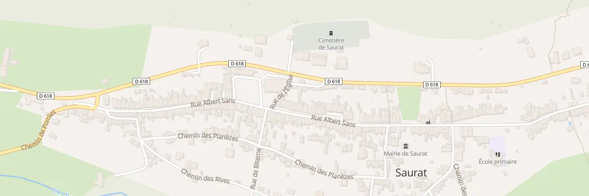 Plan du 69 Rue Albert Sans à Saurat