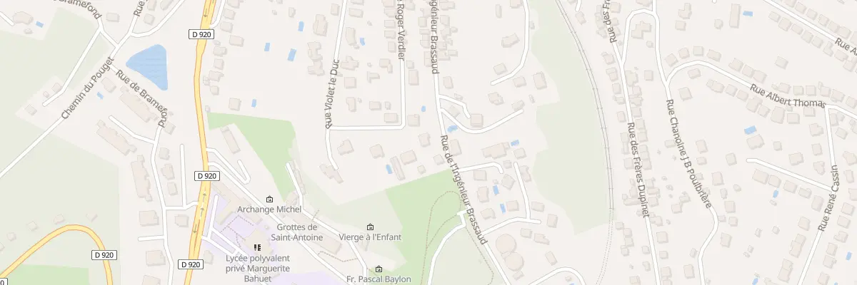 Plan du 54 Rue Ingenieur Brassaud à Brive-la-Gaillarde