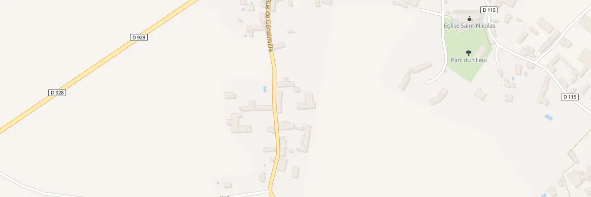 Plan du 21 Rue de Genainville au Mesnil-Simon