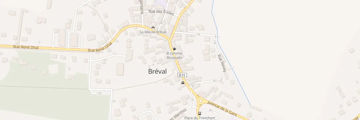 Plan du 8 Pl du Mal Leclerc à Bréval