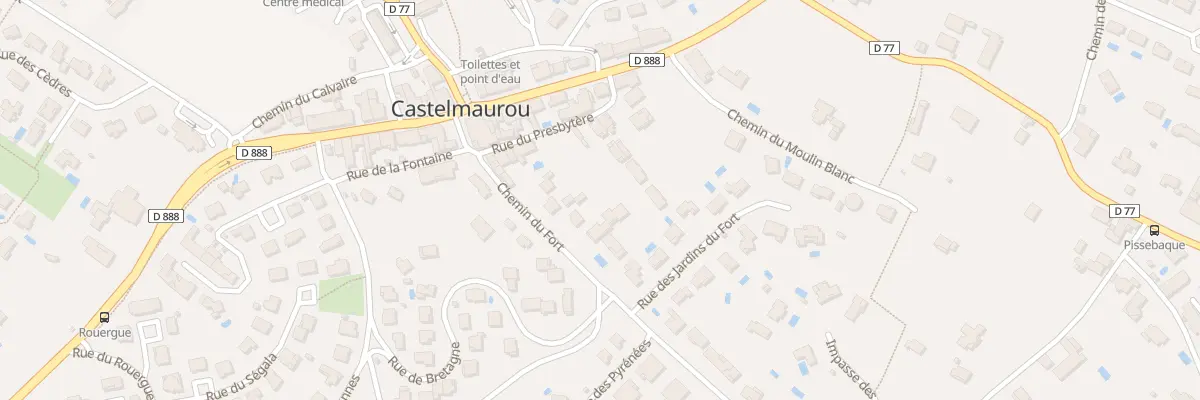 Plan du 7 Che du Fort à Castelmaurou