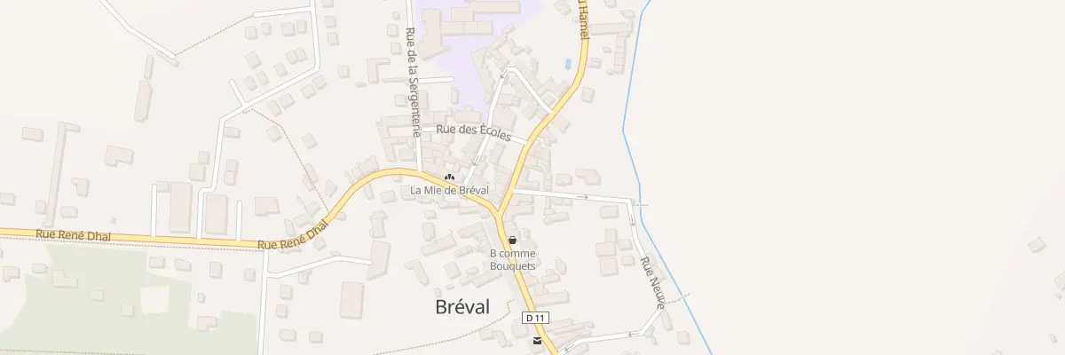 Plan du 6 Rue du Hamel à Bréval