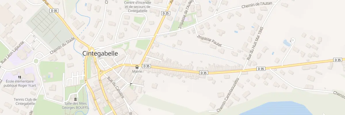 Plan du 17 Av de Boulbonne à Cintegabelle