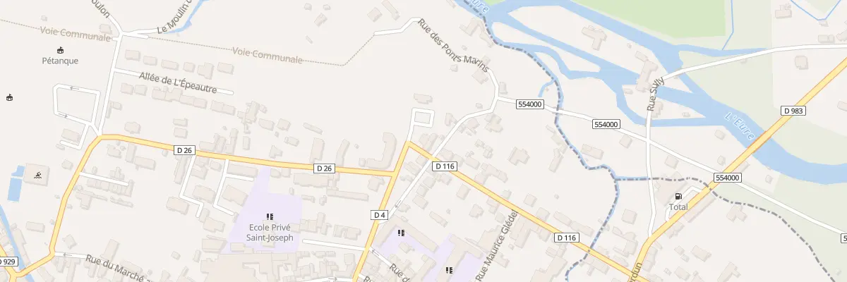 Plan du 2 Pl de la Gare à Nogent-le-Roi