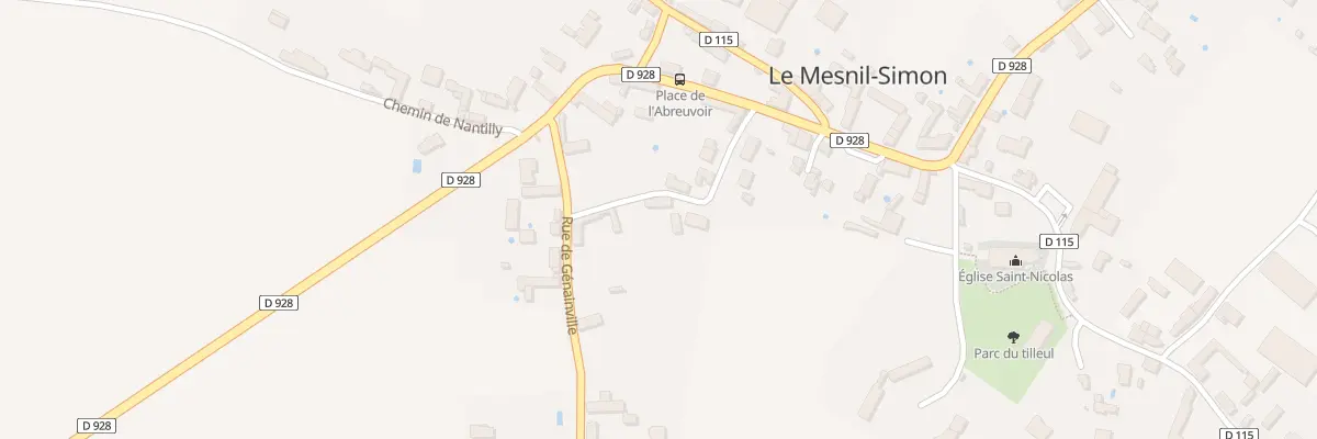 Plan du 11 Rle Cisey au Mesnil-Simon