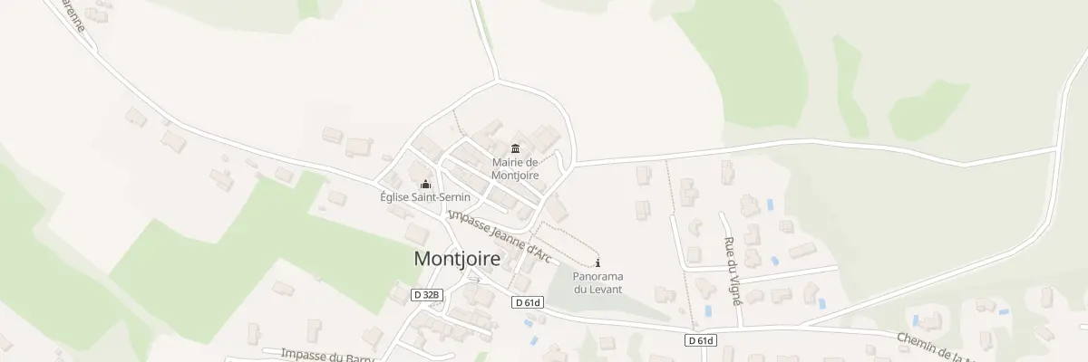Plan du 4 Pl du Fort à Montjoire