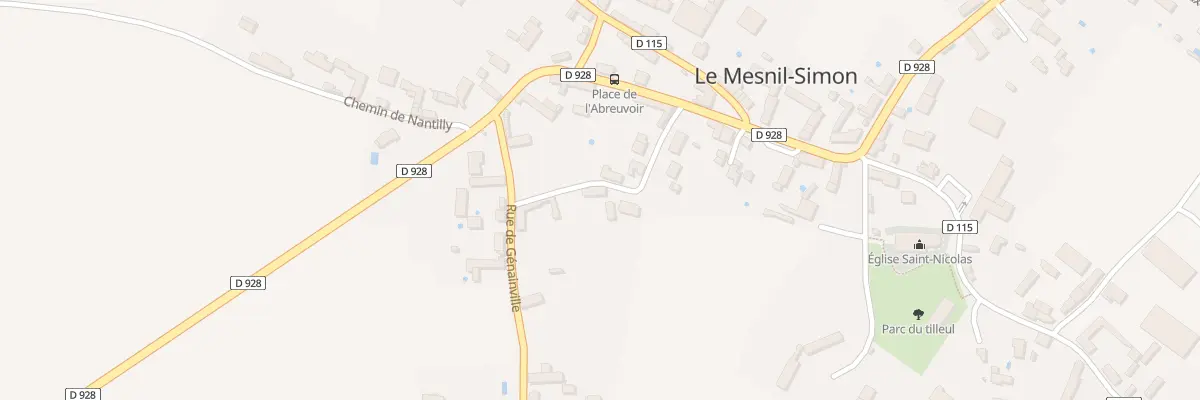 Plan du 11 Rle Cisey au Mesnil-Simon