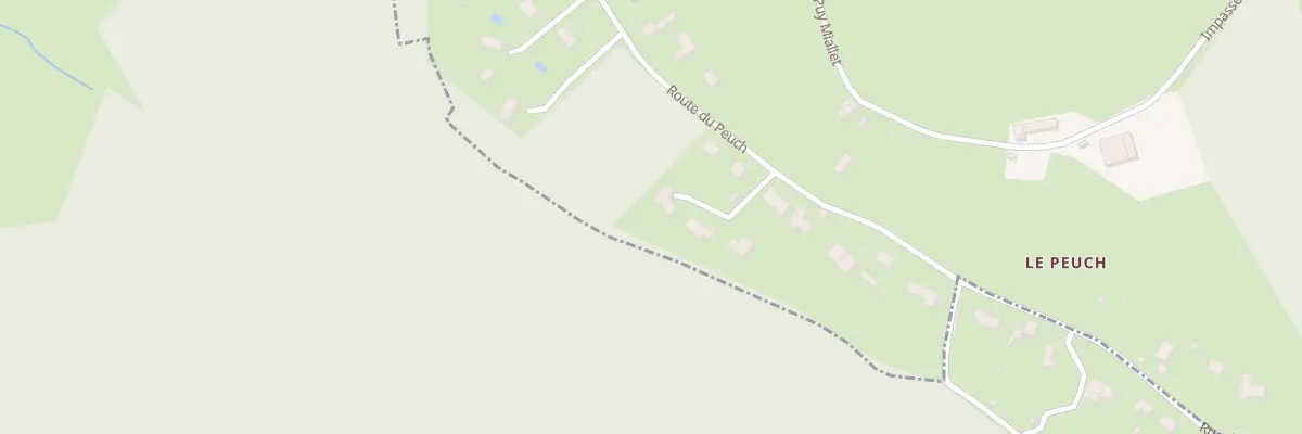 Plan du 24 Rte Du Peuch à Brive-la-Gaillarde