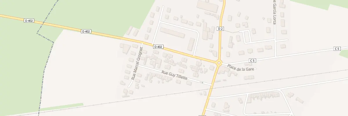 Plan du 9 Rue Henri Martel à Woincourt
