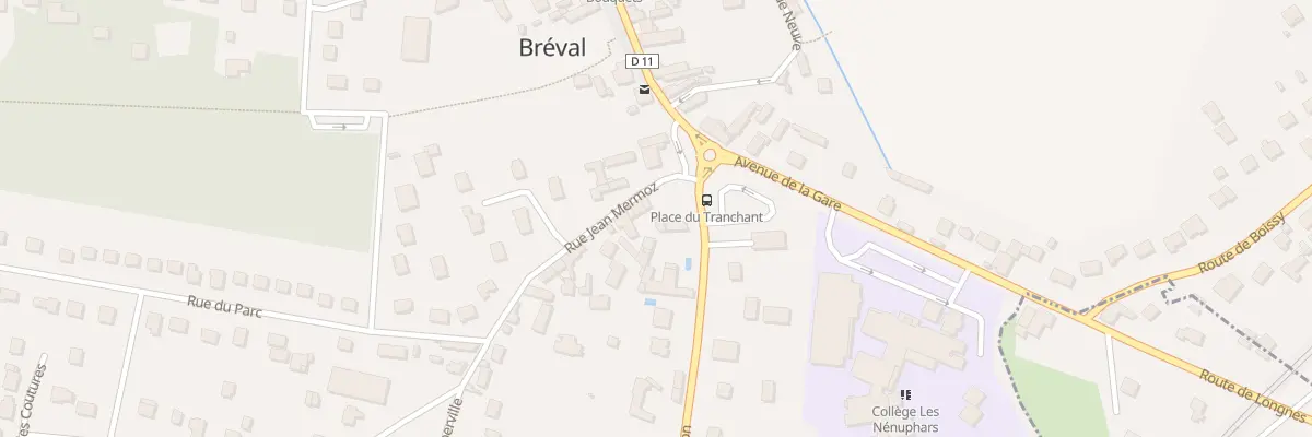 Plan du 1 Rue Jean Mermoz à Bréval