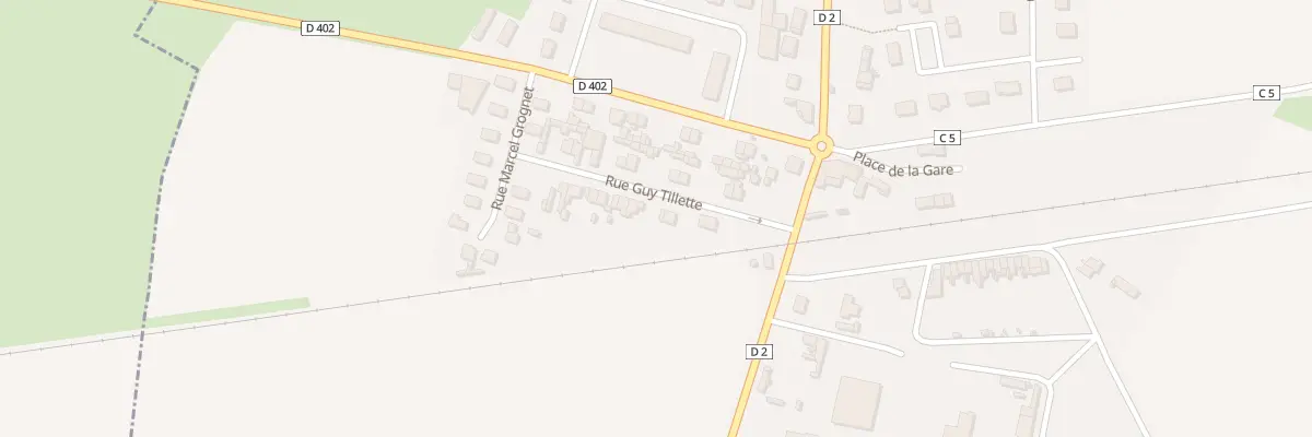 Plan du 3 Rue Guy Tillette à Woincourt