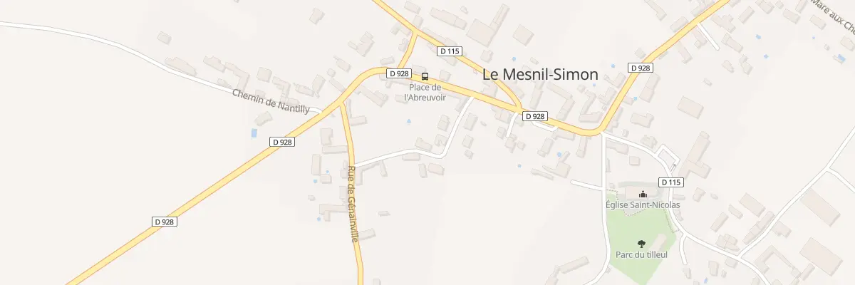 Plan du 8 Rle Cisey au Mesnil-Simon