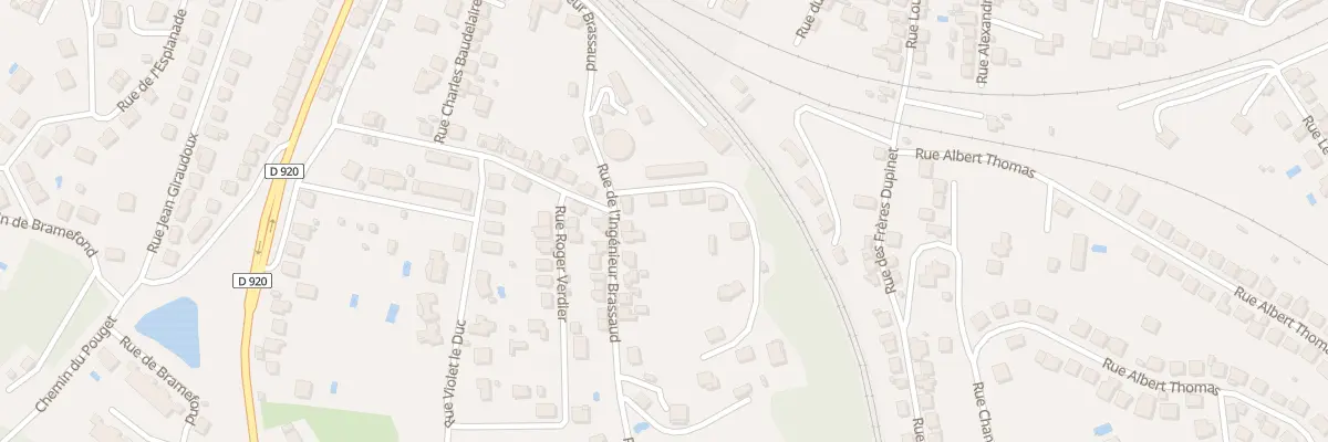 Plan du 11 Rue Ingenieur Brassaud à Brive-la-Gaillarde