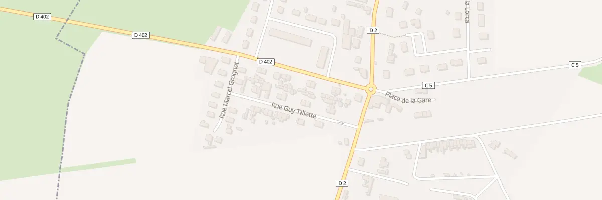 Plan du 8 Rue Guy Tillette à Woincourt