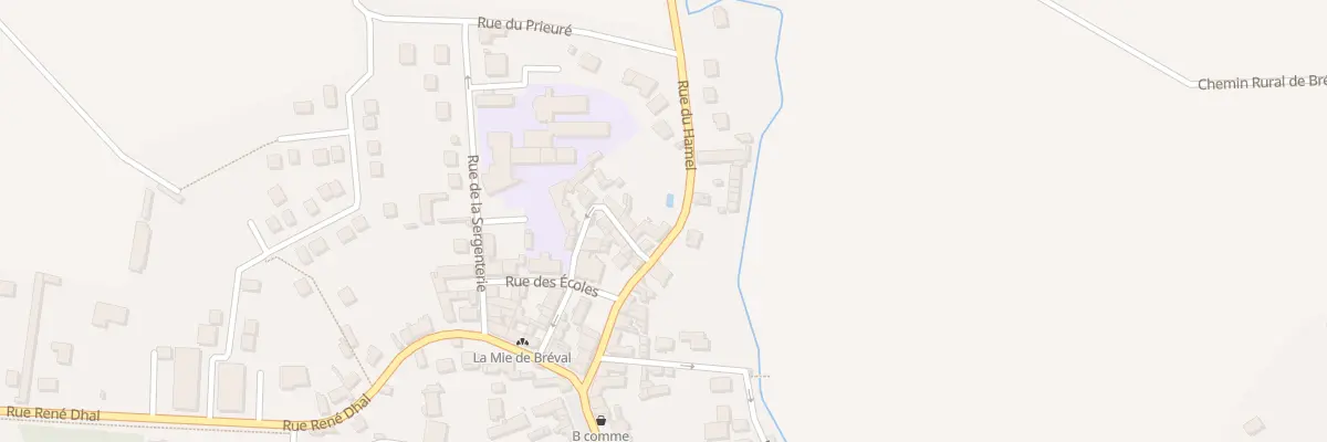 Plan du 13 Rue du Hamel à Bréval
