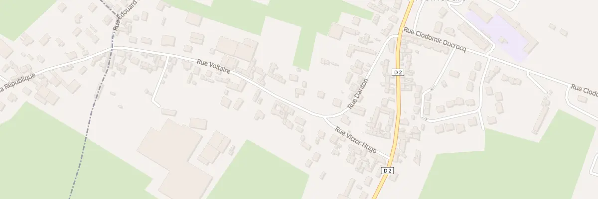 Plan du 4 Rue Voltaire à Woincourt
