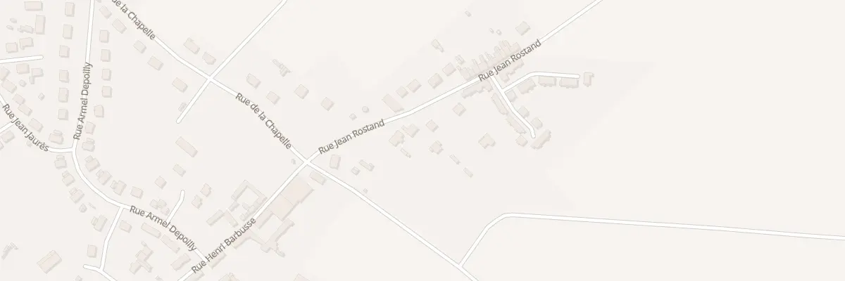 Plan du 10 Rue Jean Rostand à Dargnies