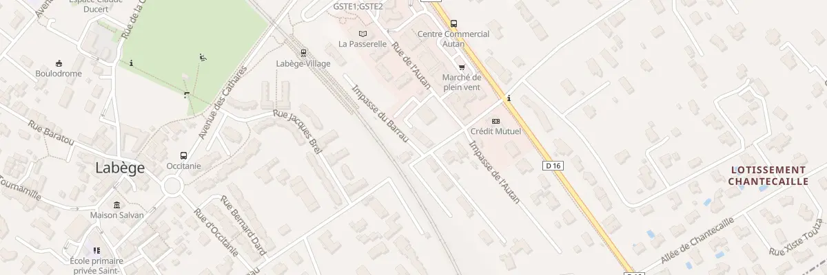 Plan du 2 Imp du Barrau à Labège