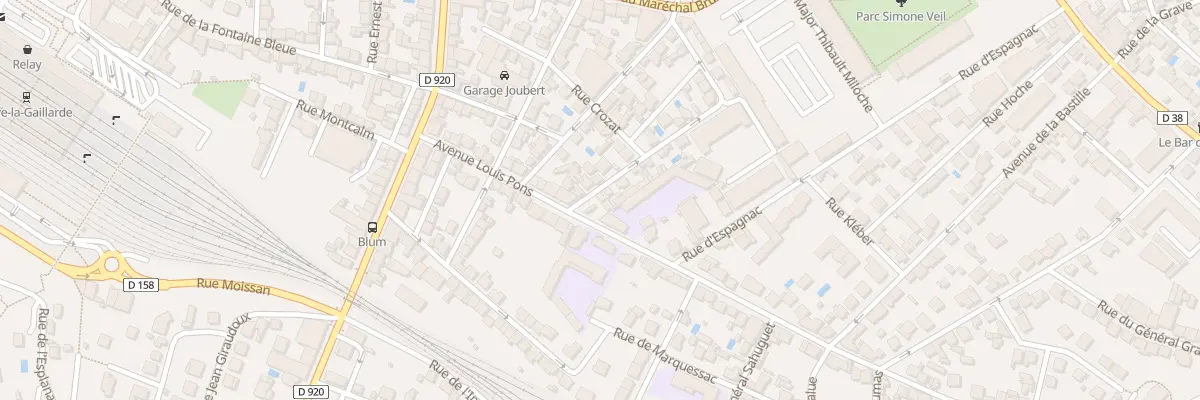 Plan du 29 Rue Gal Delmas à Brive-la-Gaillarde