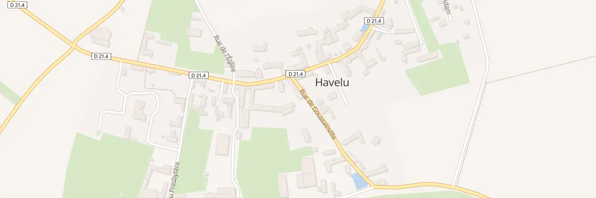 Plan du 2 Rue de Goussainville à Havelu