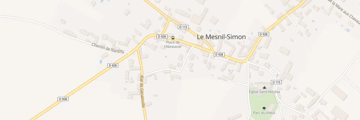 Plan du 4 Rle Cisey au Mesnil-Simon