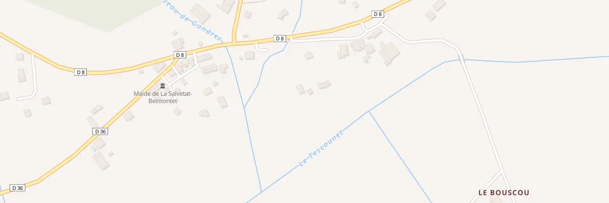 Plan du 5251 Lauriolle et Danielle à La Salvetat-Belmontet