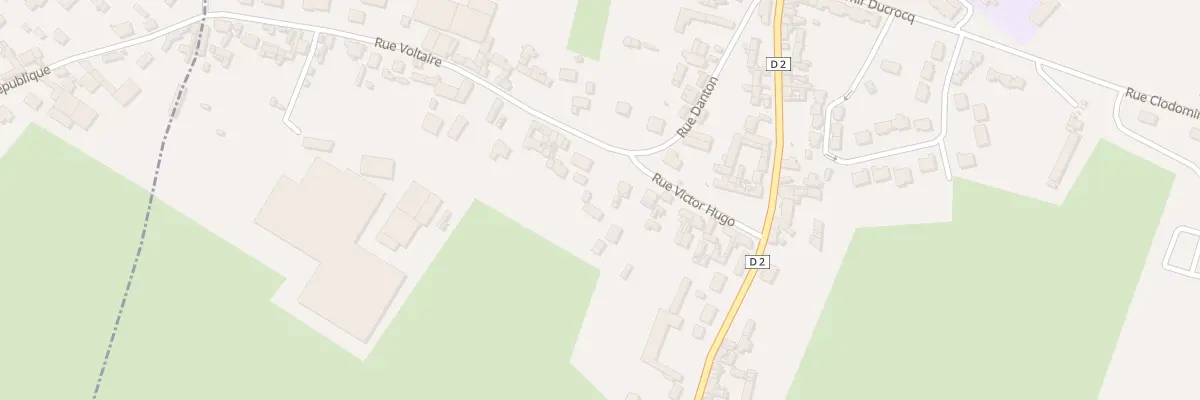 Plan du 27 Rue Victor Hugo à Woincourt