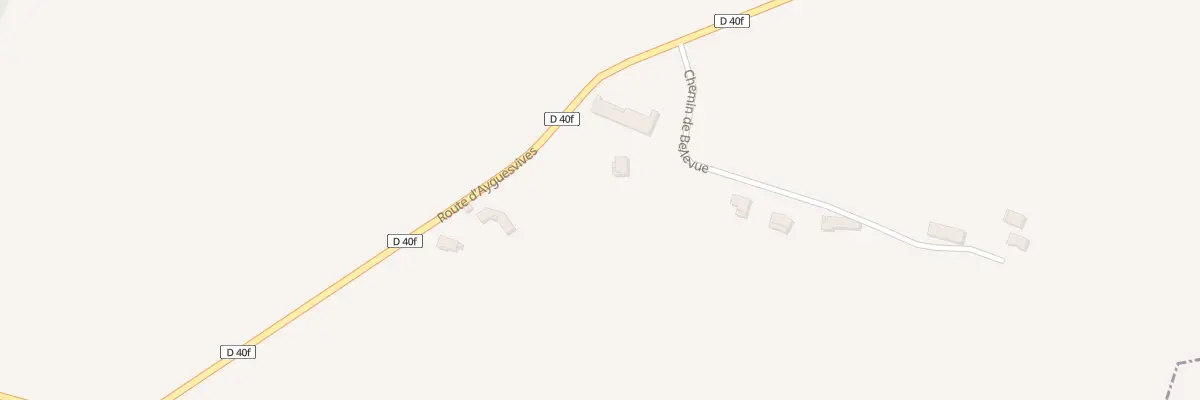 Plan du 44 Rte d’Ayguesvives à Noueilles