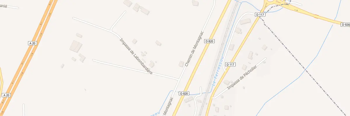 Plan du 725 Che de Montagnac à Caussade