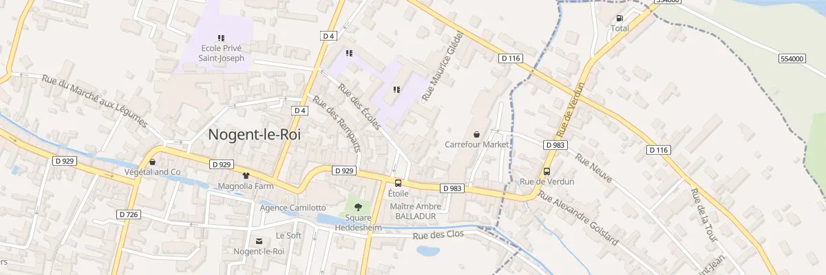 Plan du 16 Pl de l’Etoile à Nogent-le-Roi