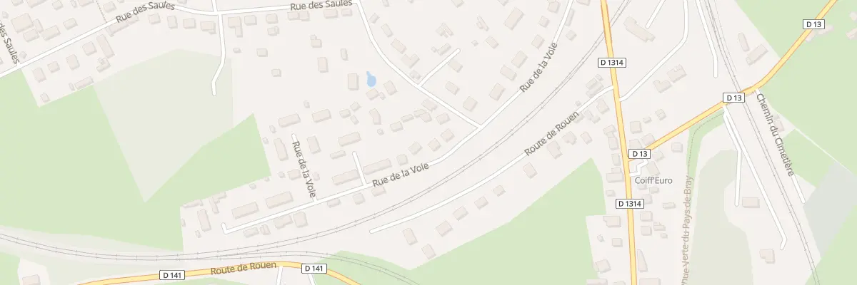 Plan du 234 Rue de la Voie à Serqueux