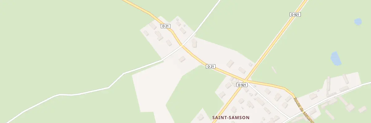 Plan du 1 Rte du Cimetiere à La Ferté-Saint-Samson