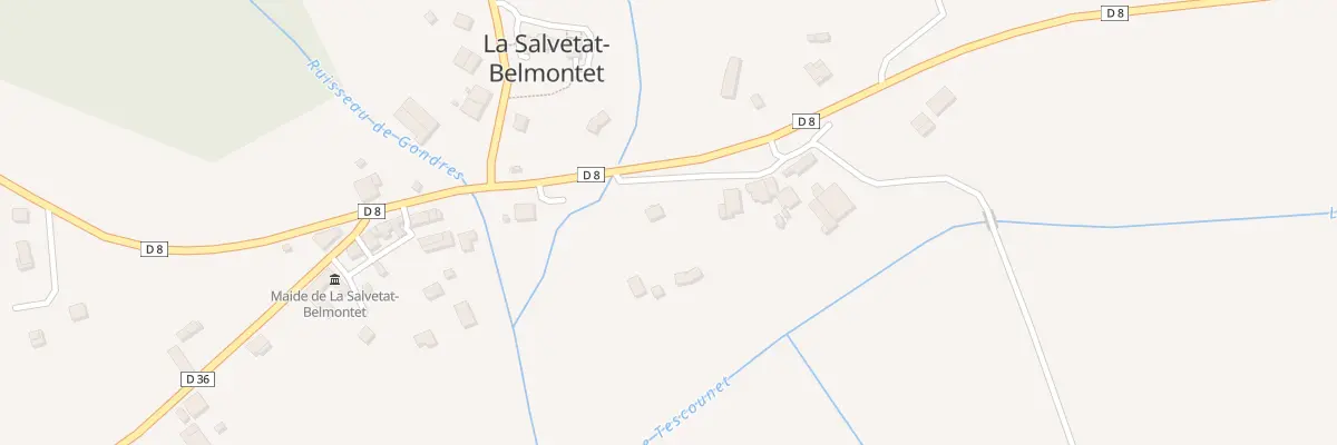 Plan du 5247 Lauriolle et Danielle à La Salvetat-Belmontet