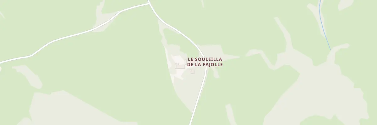 Plan du 40 Le Souleilla de la Fajolle à Unzent