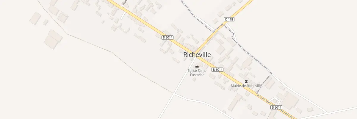 Plan du 20 Richeville à Richeville