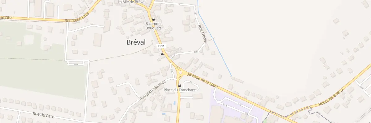 Plan du 5 Pl du Doc Bihorel à Bréval