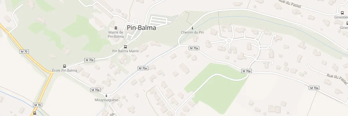 Plan du 38 Rte des Écoles à Pin-Balma