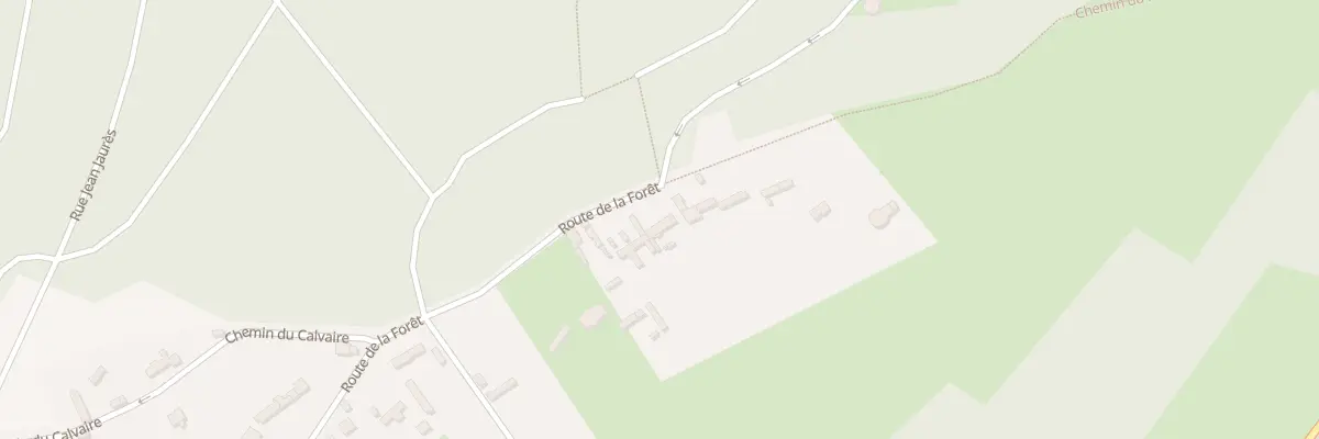 Plan du 46 Rte de la Forêt à Longroy